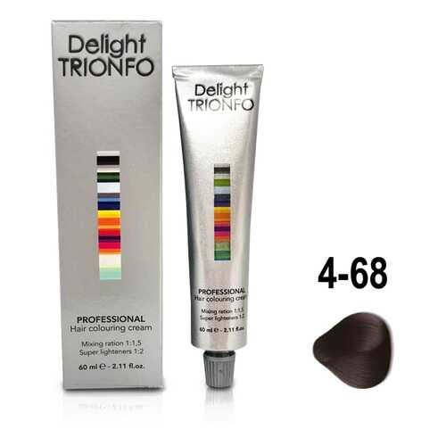 Краска для волос Constant Delight Trionfo 4-68 Средний коричнево-шоколадный красный 60 мл