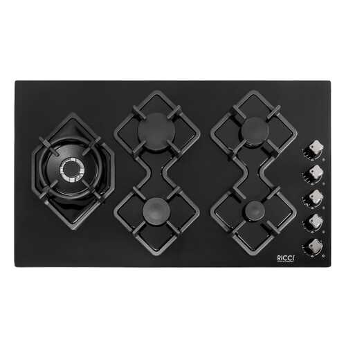 Встраиваемая варочная панель газовая RICCI RGN-КА5041 BL Black