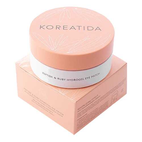 Патчи для глаз KOREATIDA Peptide & Ruby 60 шт