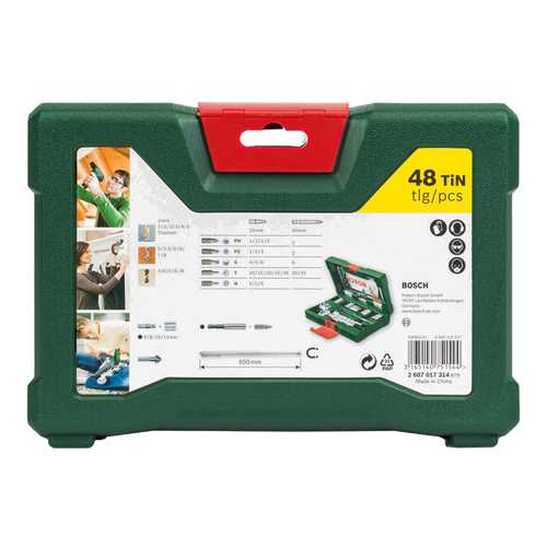 Наборы бит и сверл для дрелей, шуруповертов Bosch V-Line-48 2607017314