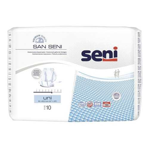 Анатомические подгузники для взрослых, 10 шт. San Seni Uni