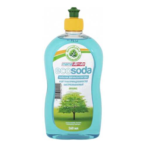 Средство для мытья посуды и детских принадлежностей Mama ultimate ecosoda 560 мл