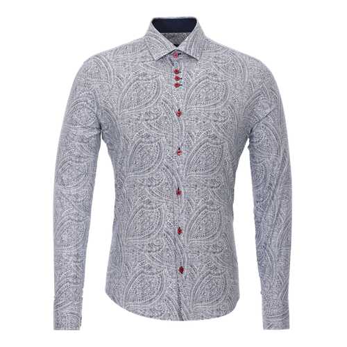 Рубашка мужская BAWER RZ1112019-03 синяя S