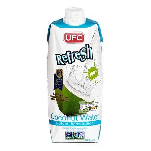 Кокосовая вода 100% Refresh без сахара 500 мл
