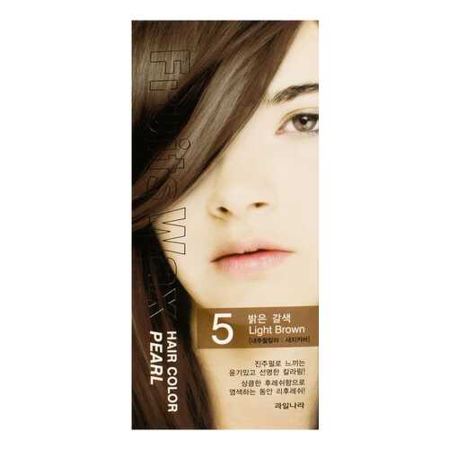 Краска для волос Welcos Fruits Wax Pearl Hair Color 05 Light Brown 60 г