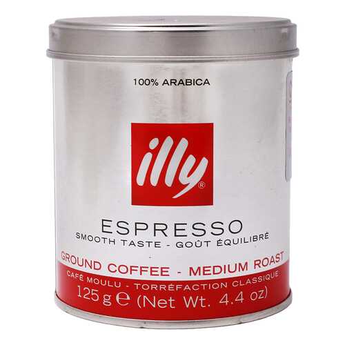 Кофе молотый ILLY caffe espresso 125 г