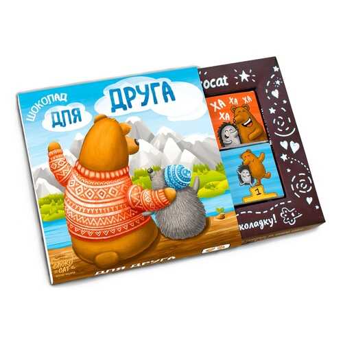Шоколад Chokocat Для друга, молочный, 60 гр