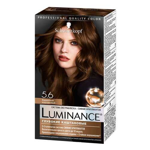 Краска для волос Schwarzkopf Luminance Color тон 5.6 Бархатный каштановый 165 мл
