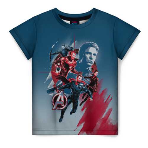 Детская футболка ВсеМайки 3D Avengers, размер 158