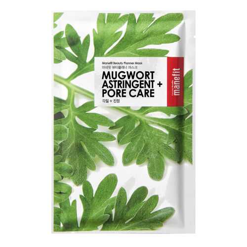 Маска для лица Manefit Beauty Planner Mugwort Astringent And Pore Care Mask 20 мл