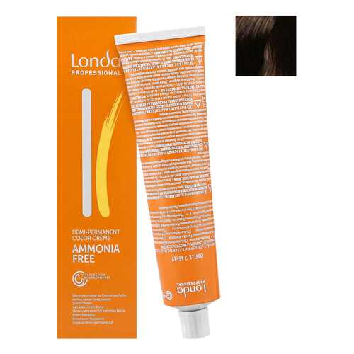 Крем-краска для волос Londa Ammonia Free 6/37 Темный Блонд Золотисто-Коричневый 60 мл