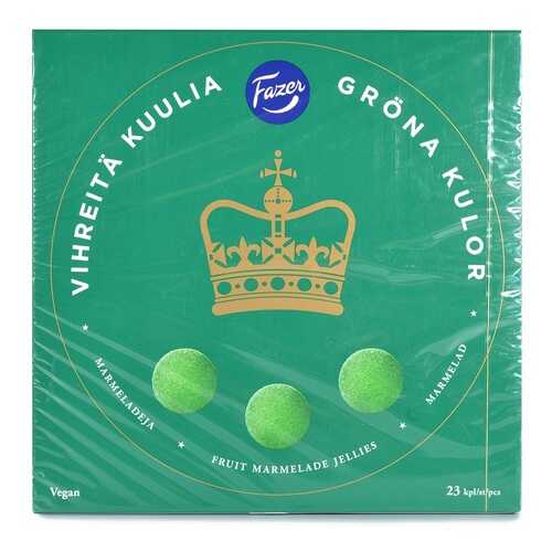 Мармелад Fazer Green Jellies 500 г, Финляндия