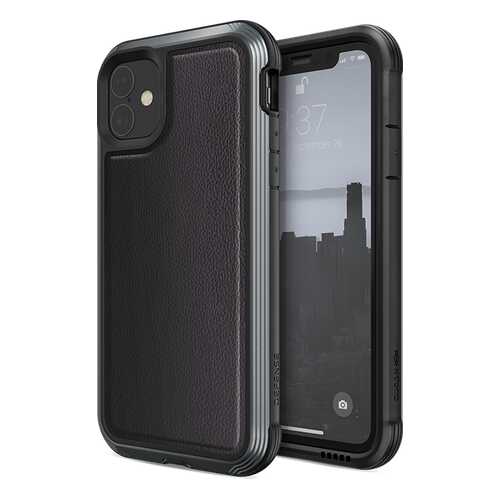 Чехол X-Doria Defense Lux для iPhone 11 Black leather