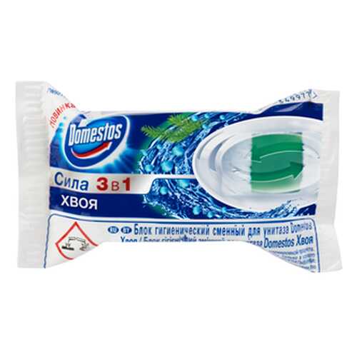 Гигиенический блок для унитаза Domestos хвоя сменный 40 г