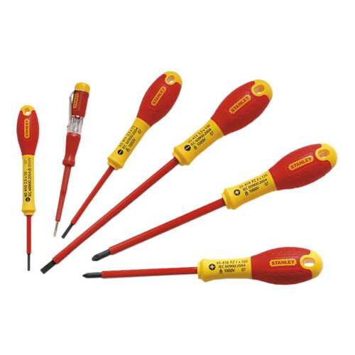 Набор отверток электрика Stanley FatMax 0-65-443 6 предметов (PZ)