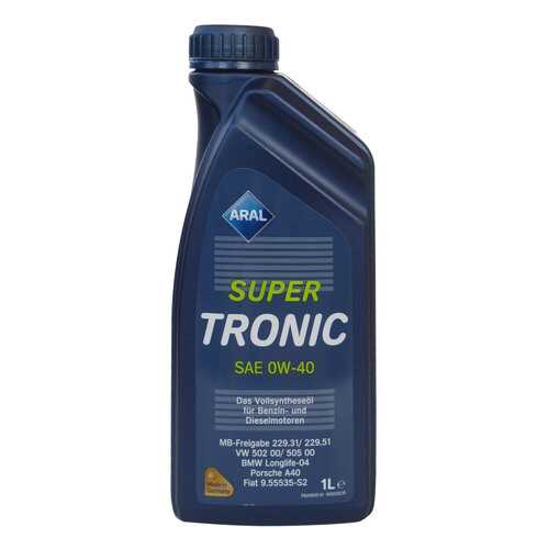 Моторное масло Aral SuperTronic 0W-40 1л