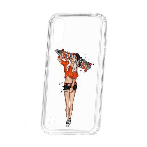 Чехол Kruche Samsung Galaxy A01/A015 Print Лонгборд