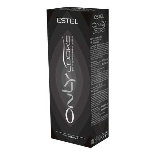 Краска для бровей Estel Professional Only looks Черный