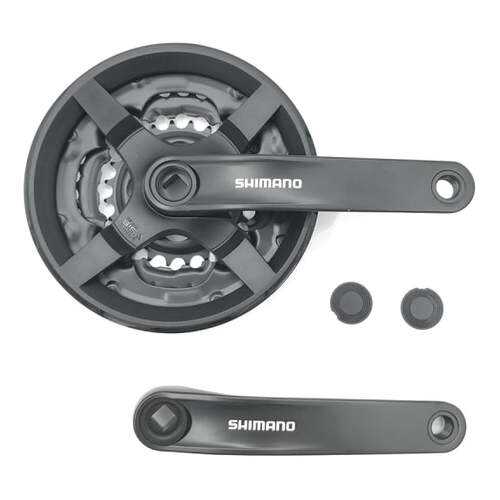 Шатун Shimano Tourney TY301 150мм 42/34/24 с защитой черный б/уп AFCTY301K244CL