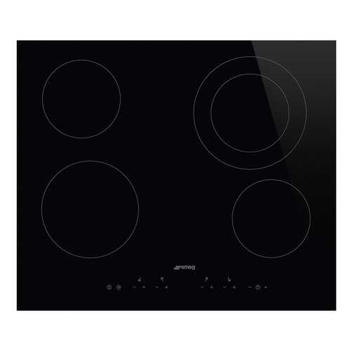 Встраиваемая варочная панель электрическая Smeg SE364ETD Black