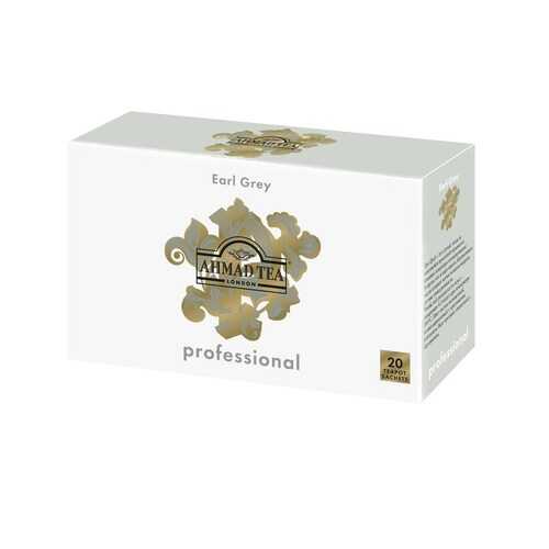 Чай Ahmad Tea Professional, Эрл Грей, чёрный, листовой, в пакетах для чайников, 20х5г