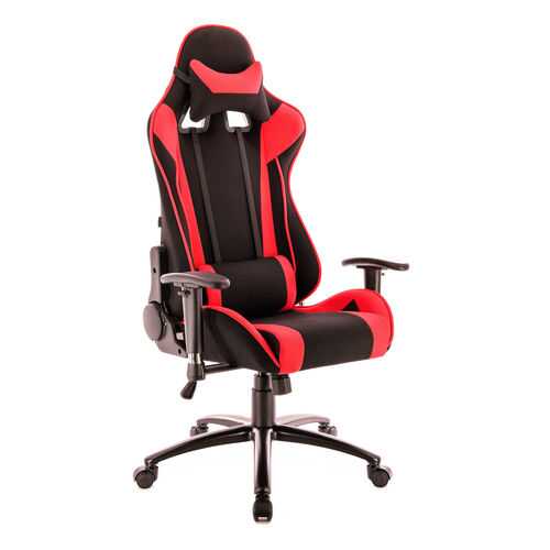 Игровое кресло Lotus S4/Ткань Черная/Красный