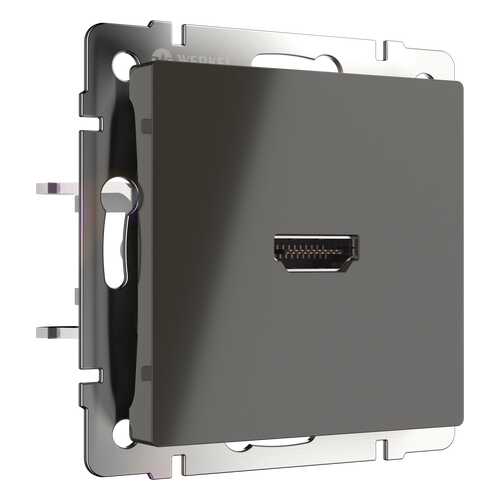 Розетка HDMI Werkel WL07-60-11 серо-коричневый