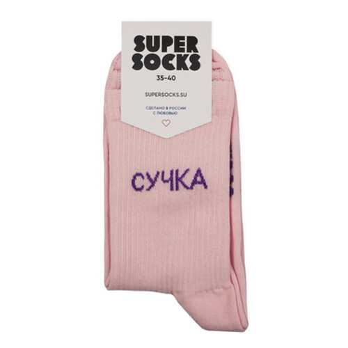 Носки женские Super Socks Suchka розовые 36-40