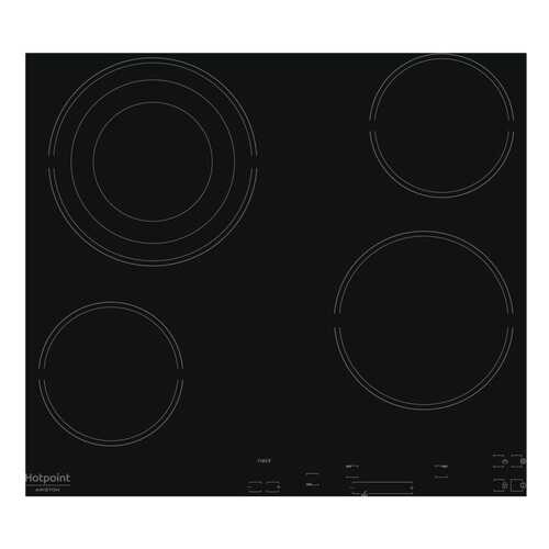 Встраиваемая варочная панель электрическая Hotpoint-Ariston HAR 643 T F Black