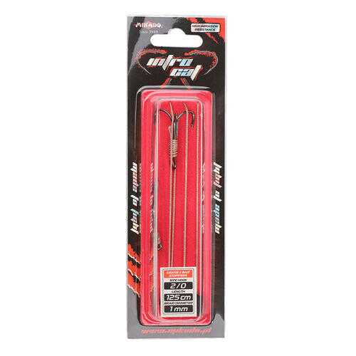 Рыболовные крючки Mikado Intro Cat Live Bait/eel Rig №2/0, 1 шт.