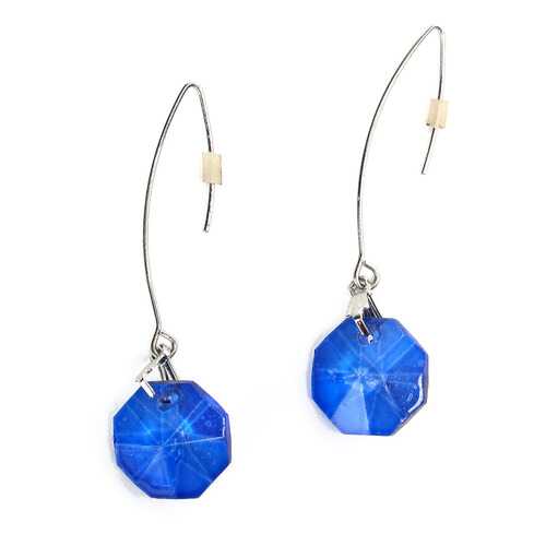 Серьги женские Diva 10489833 голубые