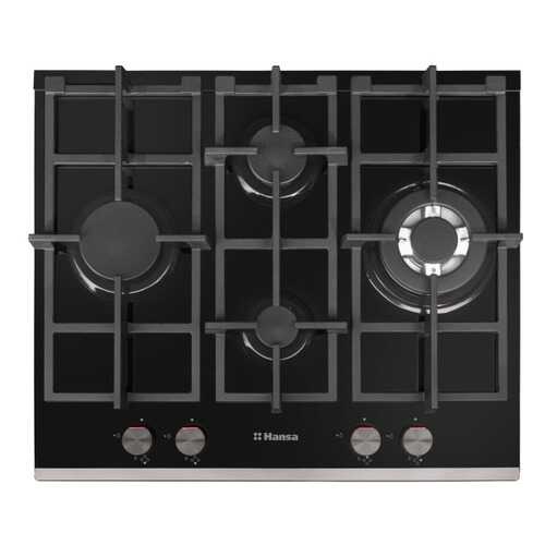 Встраиваемая варочная панель газовая Hansa BHKS65135 Black