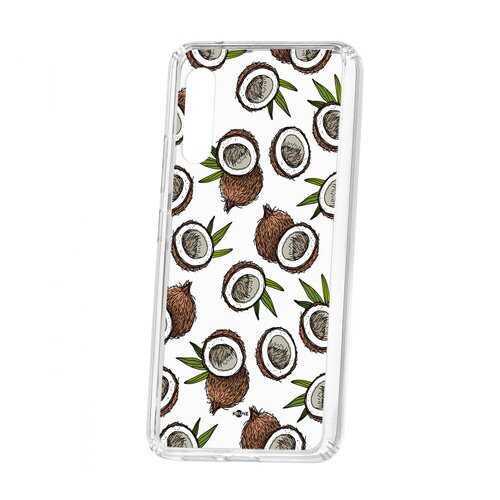 Чехол Kruche Samsung Galaxy A90 5G Print Кокосы