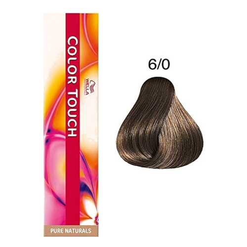Краска для волос Wella Professionals COLOR TOUCH 6/0 Темный блонд 60 мл