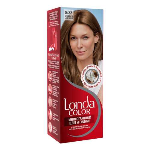 Краска для волос Londa Color 8/38 Бежевый блондин 110 мл