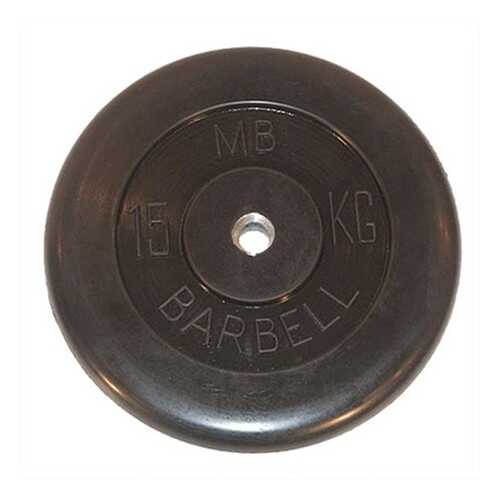 Barbell d 26 мм черный 15,0 кг