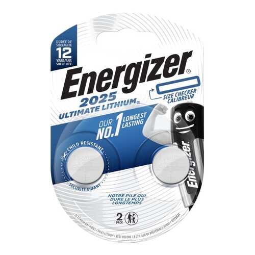 Батарея Energizer Ultimate Lithium CR2025 BP2 2 шт. (E301319400)