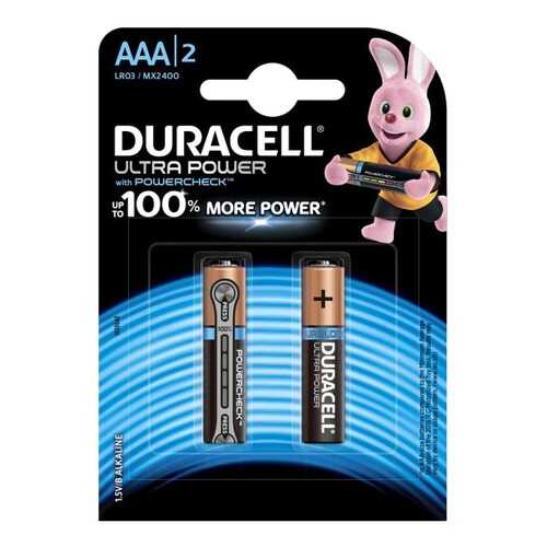 Батарейка DURACELL UltraPower LR03/2BL 2 шт