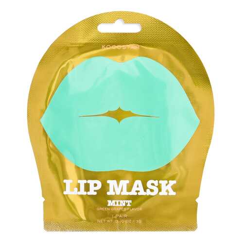 Маска для лица Kocostar Lip Mint Single Pouch Green Grapes Flavor