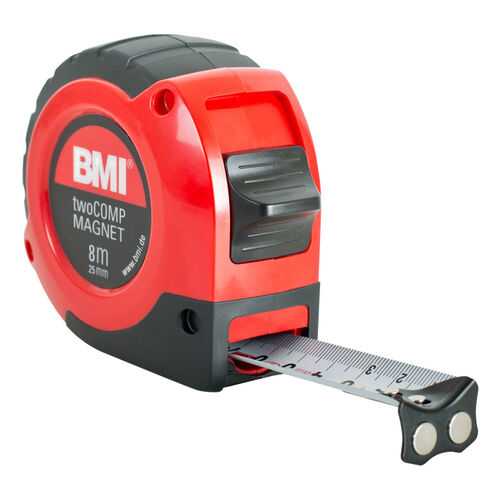 Измерительная рулетка BMI TAPE twoCOMP MAGNETIC 8 M