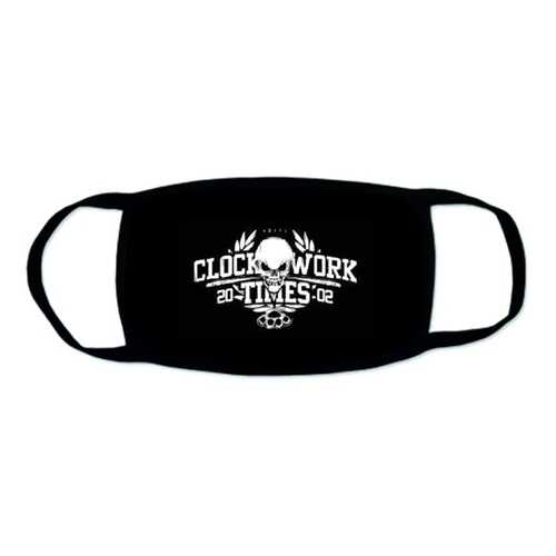 Стильная многоразовая защитная маска GOODbrelok CLOCK WORK TIMES