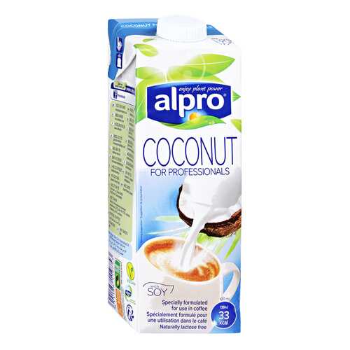 Напиток кокосовый Alpro с соей обогащенный кальцием и витаминами professionals 1 л