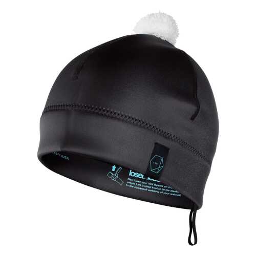 Гидрошапка Ion Neo Bommel Beanie Black 2020 (L)