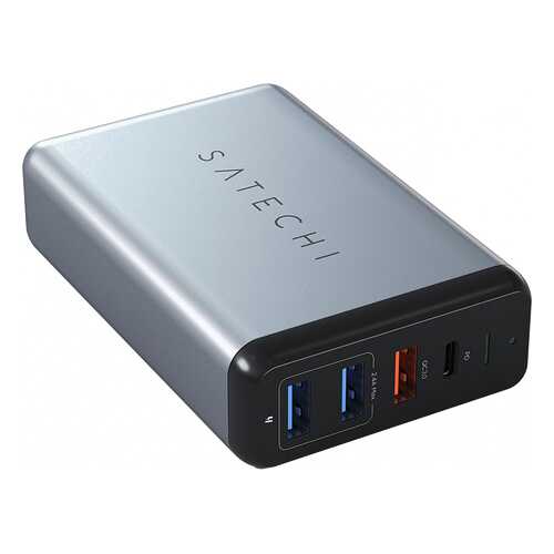 Сетевое зарядное устройство Satechi Travel 3 USB/USB Type-C 3,4A Space Gray