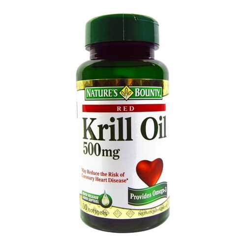 Масло криля Nature's Bounty 500 мг 30 капсул