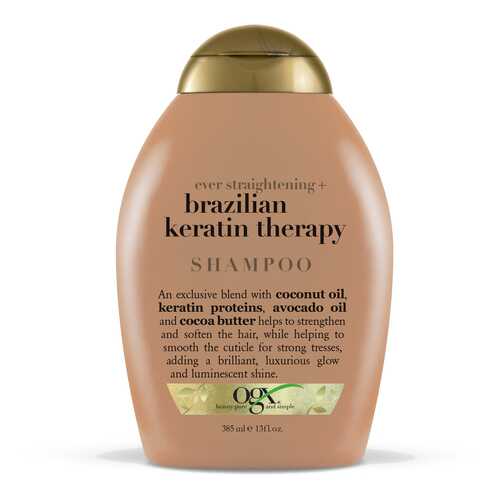 Шампунь OGX Brazilian Keratin Therapy Ever Straight 385 мл