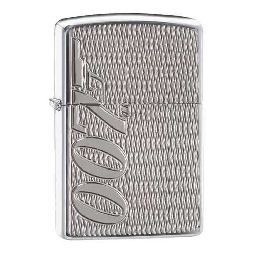Зажигалка Zippo James Bond 007 Armor Carved High Polish Chrome