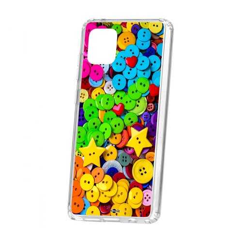 Чехол Samsung Galaxy Note 10 Lite Kruche Print Пуговки