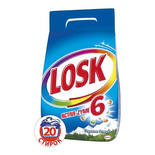 Порошок для стирки Losk автомат горное озеро 3 кг