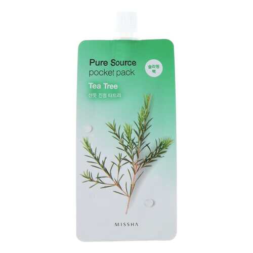 Маска для лица MISSHA Pure Source Pocket Pack - Tea Tree 10 мл